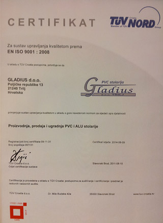 Gladius ISO 9001:2008